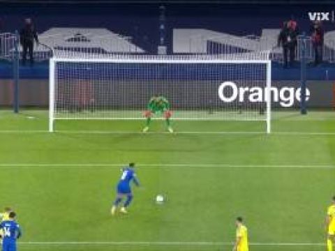 [进球视频] 艺高人胆大！奥利塞造点，姆巴佩主罚勺子点球命中！