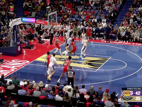 东契奇vs鹈鹕集锦 轻取24分12助串联球队进攻