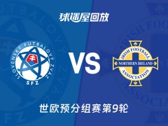 【世欧预分组赛第9轮】斯洛伐克vs北爱尔兰录像回放在线观看(2025年11月15日)