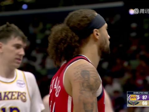 艾顿vs鹈鹕集锦 20分16板状态回暖频频篮下扣篮