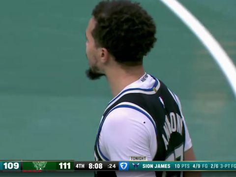 NBA杯小组赛东部C组：黄蜂vs雄鹿第4节中文解说回放