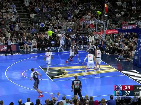 NBA杯小组赛西部B组：快船vs独行侠第2节英文原声回放