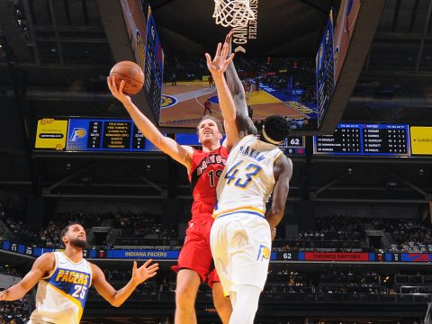 珀尔特尔vs步行者集锦 全场拿下22分9篮板投篮9中8仅投丢1球