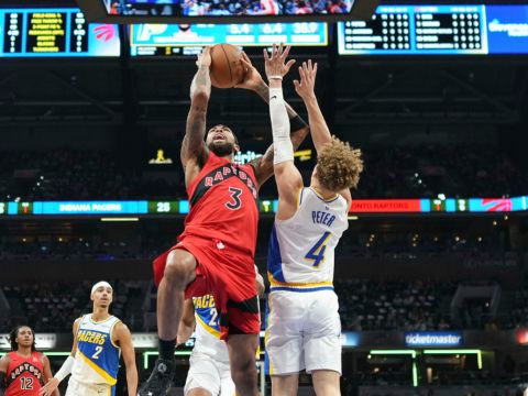 猛龙vs步行者精华回放 猛龙全民皆兵7人得分上双轻松战胜步行者