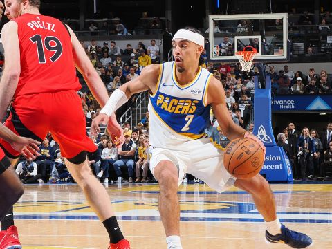 内姆布哈德vs猛龙集锦 全场拿下22+4+5全面数据三分5中4高效产出