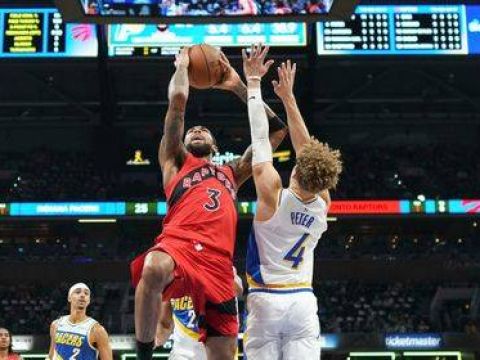 [腾讯原声集锦]🏀猛龙大胜送步行者7连败 巴雷特22+6 西亚卡姆空砍30分