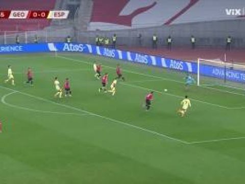 [进球视频] 格鲁吉亚禁区内手球送点！奥亚萨瓦尔主罚命中！