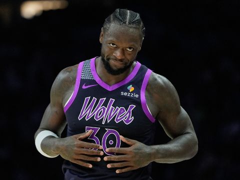 兰德尔vs掘金集锦 26+7最终未能救主