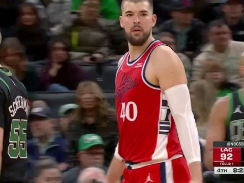 NBA常规赛：快船vs凯尔特人第4节中文解说回放