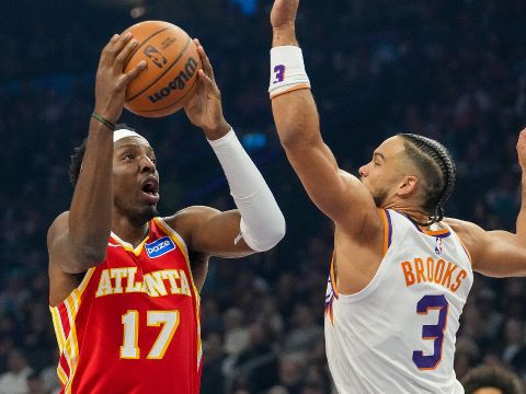 奥孔古vs太阳集锦 里突外投拿到全场最高27分表现亮眼