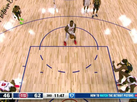 步行者vs活塞第3节中文解说回放