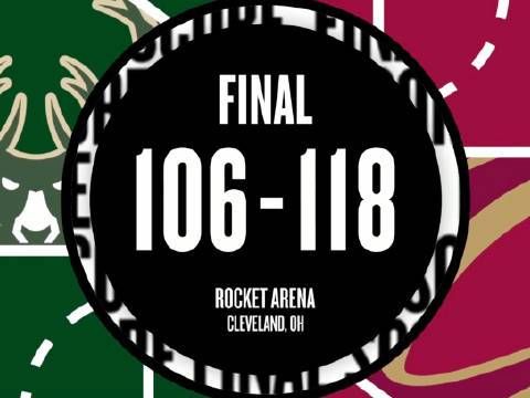 [微博全场集锦]🏀骑士力克雄鹿！米切尔37+5+7 梅里尔20+5 字母哥伤退