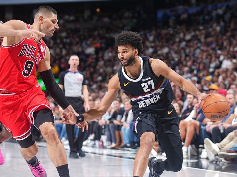 穆雷vs公牛集锦 全场拿下34分11篮板三末节独砍18分无力回天