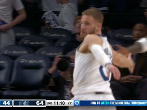 独行侠vs森林狼精华回放 里德替补发威助队主场击退独行侠