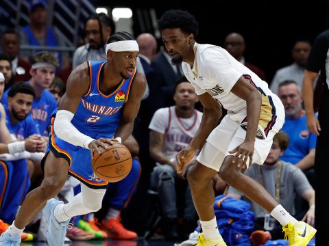 雷霆126-109鹈鹕 亚历山大23分8助攻三节轻松打卡雷霆豪取六连胜