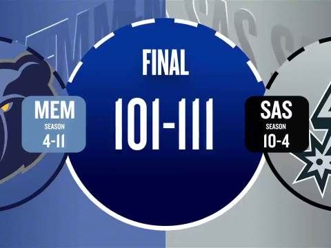 [微博原声集锦]🏀马刺送灰熊5连败 巴恩斯关键连得7分砍23+5 福克斯26分