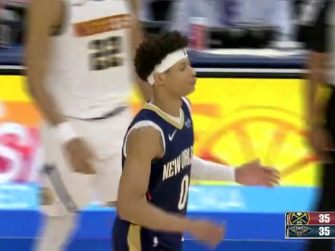 掘金vs鹈鹕第2节中文解说回放