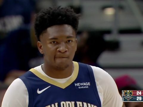 掘金vs鹈鹕第1节英文原声回放