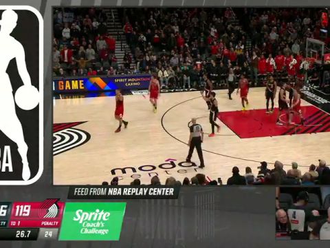 NBA常规赛：公牛vs开拓者第4节英文原声回放