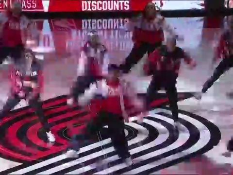 NBA常规赛：公牛vs开拓者英文原声全场回放