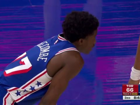 NBA常规赛：猛龙vs76人英文原声全场回放