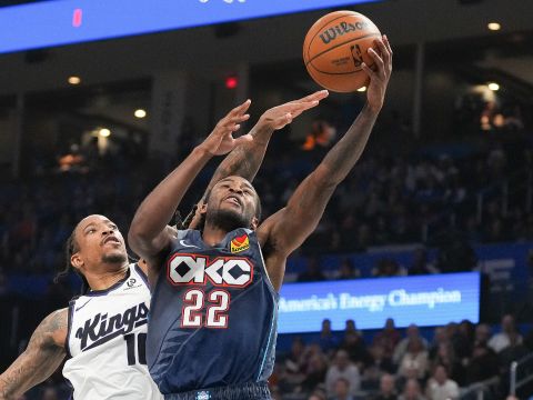 国王vs雷霆精华回放 亚历山大狂砍33分带领雷霆主场轻松战胜国王