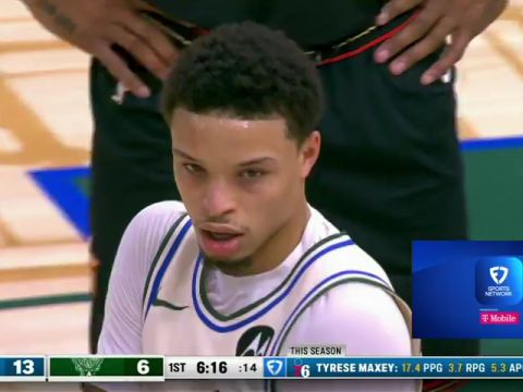 76人vs雄鹿第1节英文原声回放