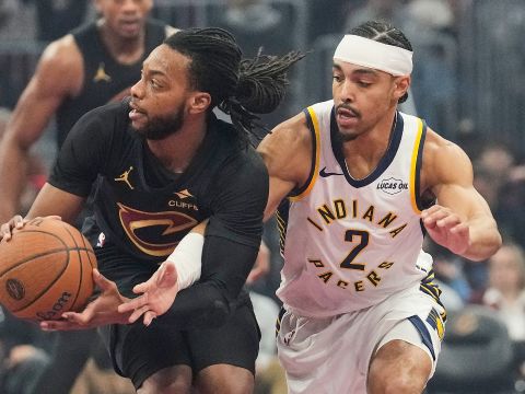 步行者109-120骑士 加兰复出米切尔轰32+9助队力克步行者