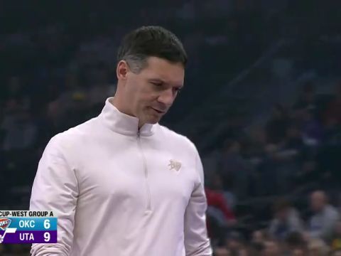 雷霆vs爵士第1节中文解说回放