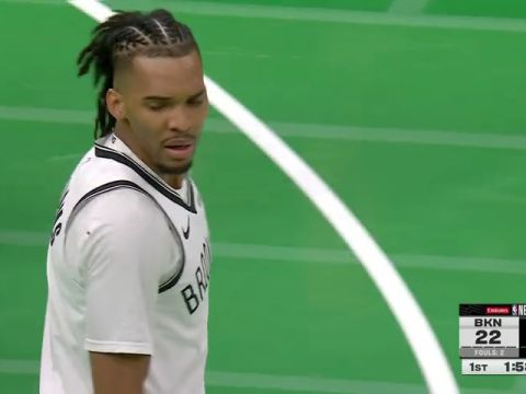 篮网vs凯尔特人第1节中文解说回放