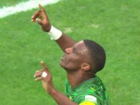 [进球视频]追平瓦科！国安法比奥头球冲顶先拔头筹，梅州有点危险了！