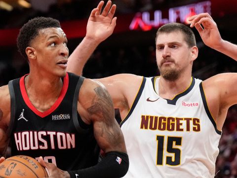 小史密斯vs掘金集锦 全场21分11篮板续命三分倾尽全力