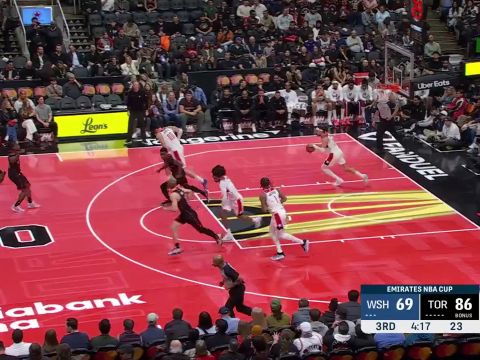 奇才vs猛龙精华回放 猛龙4人得分上20大胜奇才以小组第一进入NBA杯下一轮