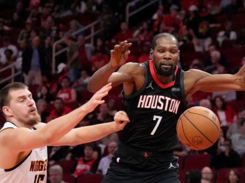 [CCTV全场集锦]🏀火箭卡位战不敌掘金 约基奇34+10+9 谢泼德空砍生涯新高27分