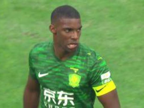 [进球无效]国安前场任意球混战 法比奥破门后VAR介入进球无效！