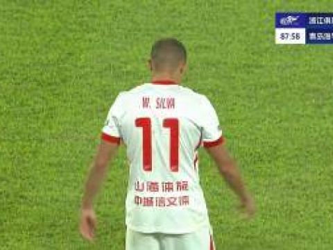 [进球视频]个人能力体现！席尔瓦大禁区外远射破门，浙江2-2海牛
