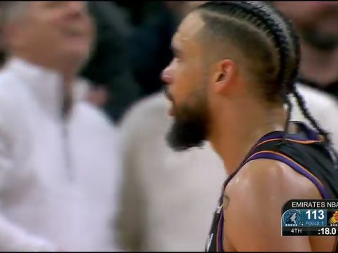 森林狼vs太阳第4节英文原声回放