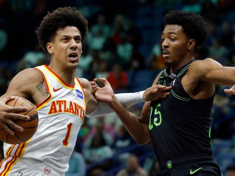 老鹰115-98鹈鹕 波神29+7约翰逊准三双老鹰客胜鹈鹕终结连败