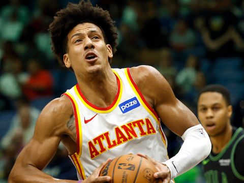 杰伦-约翰逊vs鹈鹕集锦 18分11板9助全能身手轻取准三双