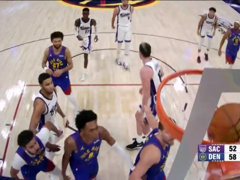 NBA常规赛：国王vs掘金中文解说全场回放