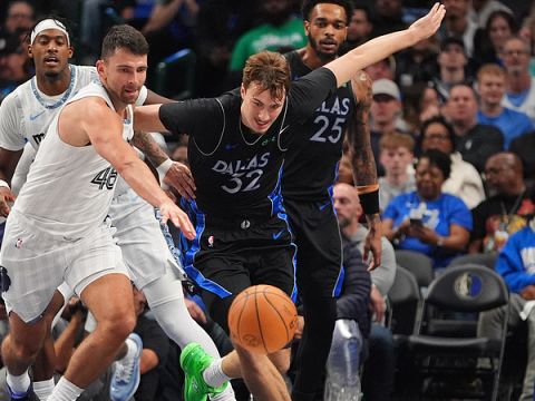 灰熊102-96独行侠 阿尔达马20+8迎2连胜克莱-汤普森空砍22分