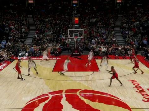 篮网vs猛龙英文原声全场回放