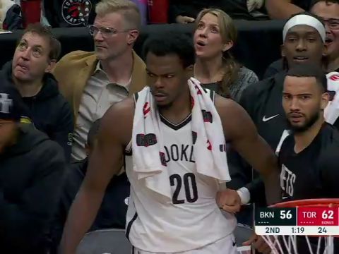 篮网vs猛龙第2节英文原声回放