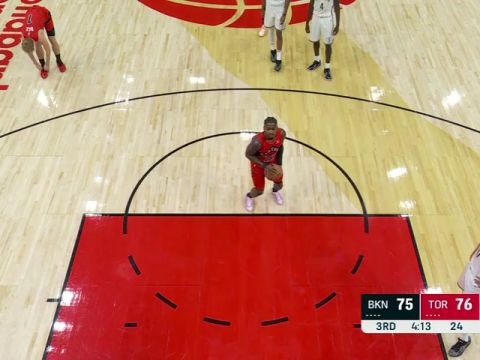 篮网vs猛龙第3节英文原声回放