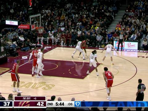 莱昂纳德vs骑士集锦 伤愈复出轻取20分成空砍