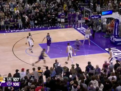 湖人vs爵士第4节中文解说回放