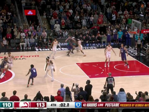 布里奇斯vs老鹰集锦 拿到21+5+5遗憾措施绝平三分