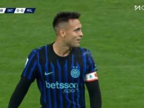 [神勇扑出] 门将立功！图拉姆头球摆渡，劳塔罗直接打门被迈尼昂神扑！