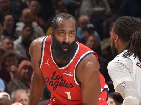 快船vs骑士精华回放 米切尔37分率队主场大胜快船