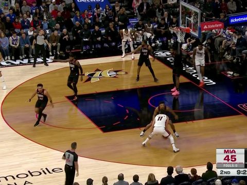 哈克斯vs费城集锦 全场取得22分送出7记助攻盘活球队